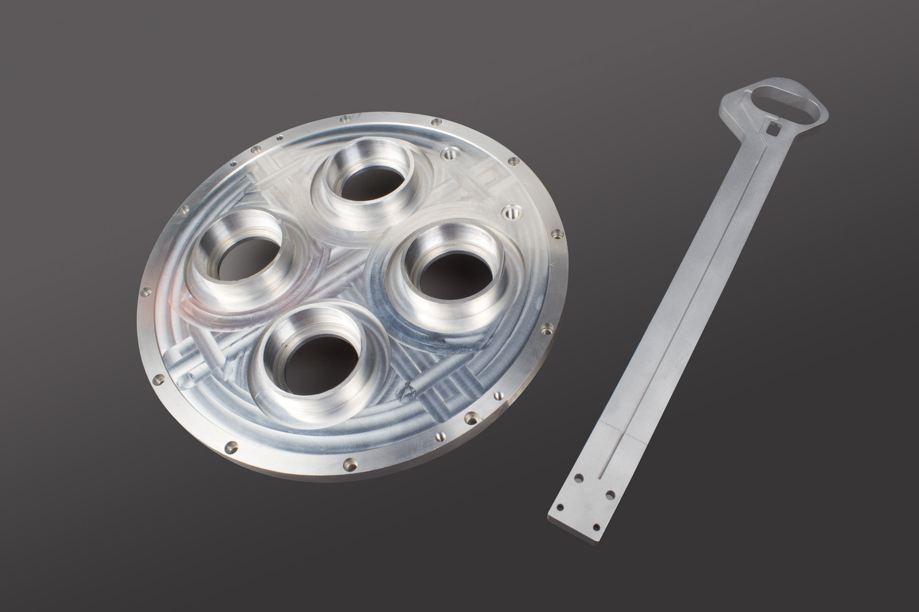 Aluminum and Composite machined parts